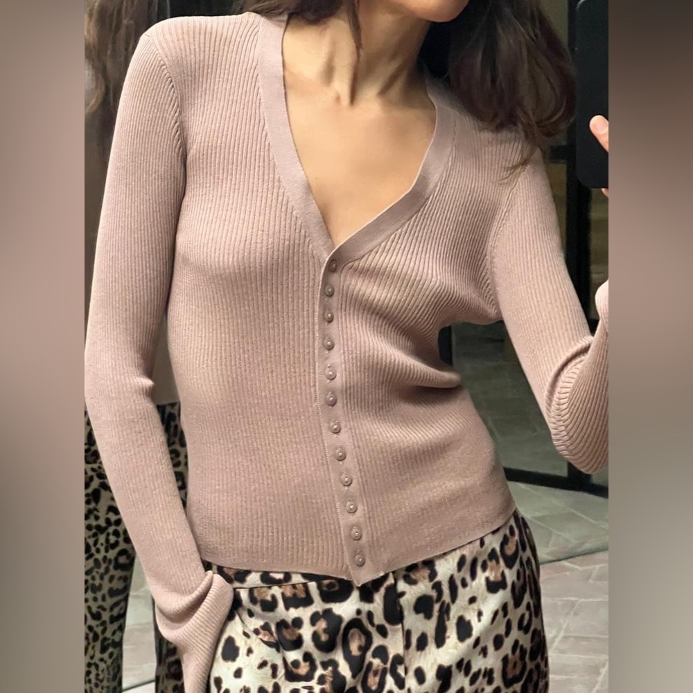Button up sweater